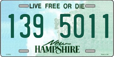 NH license plate 1395011