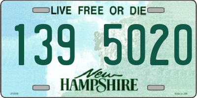NH license plate 1395020