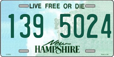 NH license plate 1395024