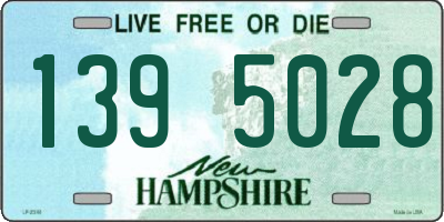 NH license plate 1395028