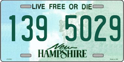 NH license plate 1395029