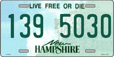 NH license plate 1395030