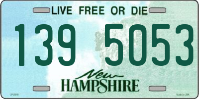 NH license plate 1395053