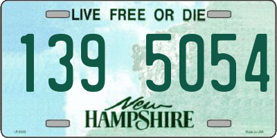 NH license plate 1395054