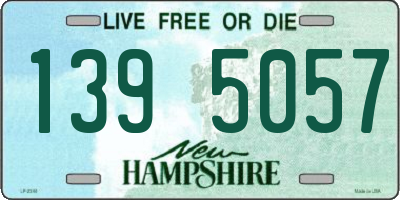NH license plate 1395057