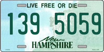 NH license plate 1395059