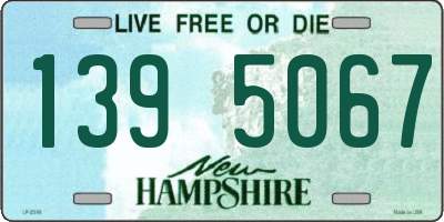 NH license plate 1395067