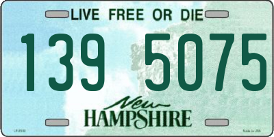 NH license plate 1395075