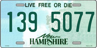 NH license plate 1395077