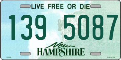 NH license plate 1395087
