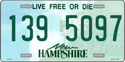 NH license plate 1395097