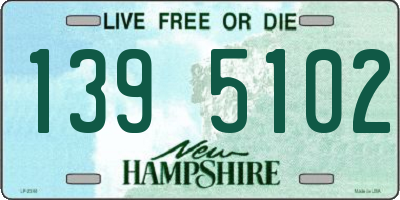 NH license plate 1395102