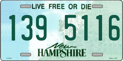 NH license plate 1395116