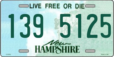 NH license plate 1395125
