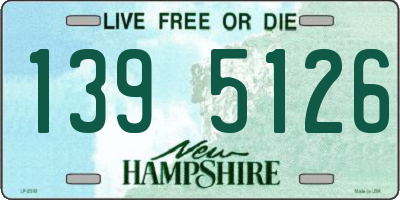 NH license plate 1395126