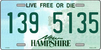 NH license plate 1395135