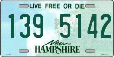 NH license plate 1395142