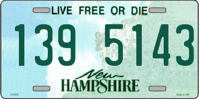 NH license plate 1395143
