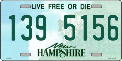 NH license plate 1395156