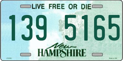 NH license plate 1395165