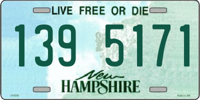 NH license plate 1395171