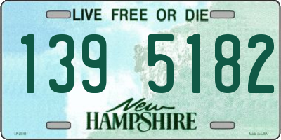 NH license plate 1395182