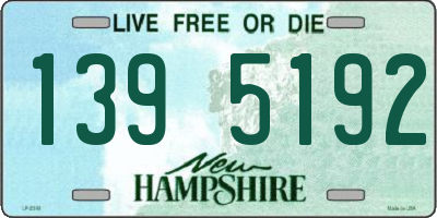 NH license plate 1395192