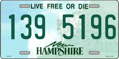 NH license plate 1395196