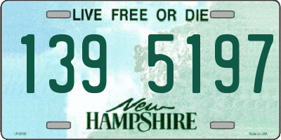 NH license plate 1395197