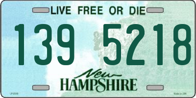 NH license plate 1395218