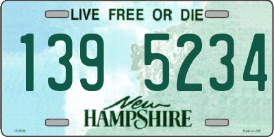 NH license plate 1395234