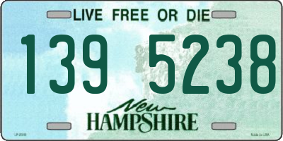 NH license plate 1395238