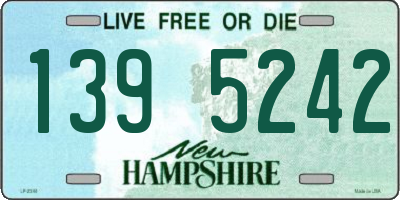 NH license plate 1395242