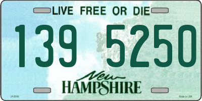 NH license plate 1395250