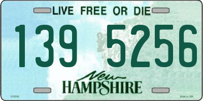 NH license plate 1395256