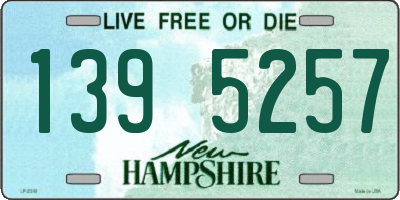 NH license plate 1395257