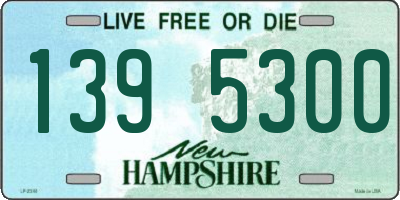 NH license plate 1395300