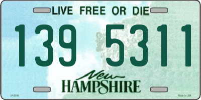 NH license plate 1395311