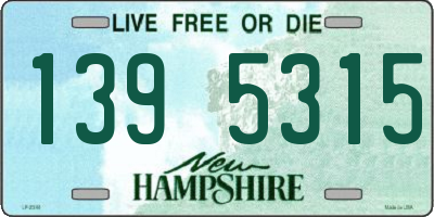 NH license plate 1395315