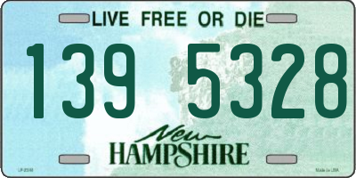NH license plate 1395328