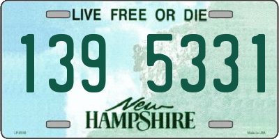 NH license plate 1395331