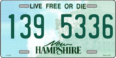 NH license plate 1395336