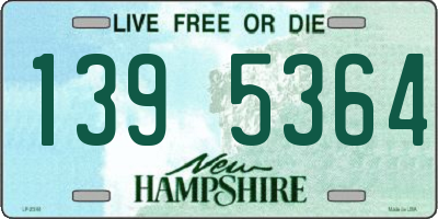 NH license plate 1395364