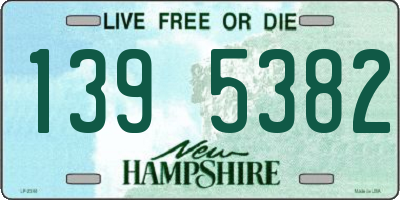 NH license plate 1395382