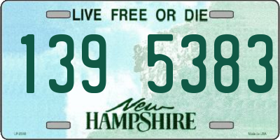 NH license plate 1395383