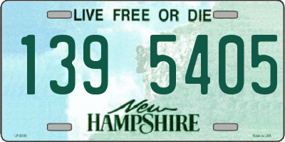 NH license plate 1395405