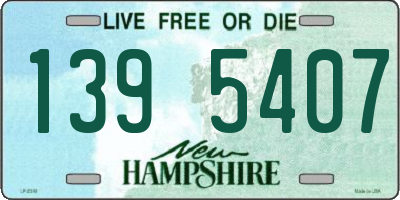 NH license plate 1395407