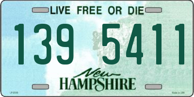 NH license plate 1395411