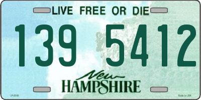 NH license plate 1395412