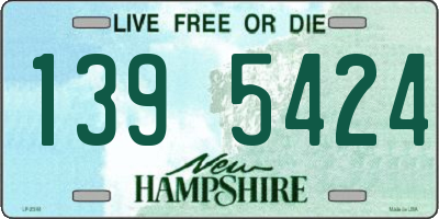 NH license plate 1395424
